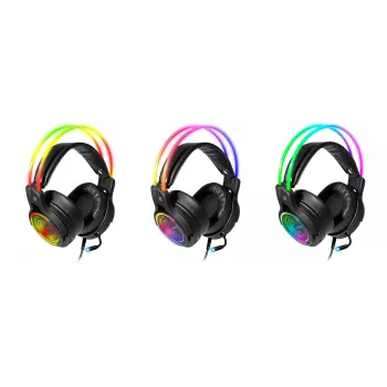 Defender COSMO PRO 7.1 Virtual Sound Backlit Gaming USB cuffie gaming RGB con microfono