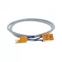 DEHN ASL DSH ZP SMG APL Cavo di collegamento, 2 poli, 750 mm, 1 mm², blu/nero