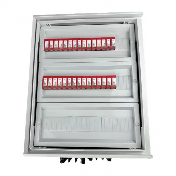 DEHN EM-1365_DC dispositivo di commutazione collegato DC emettitore ermetico IP66 con scaricatore di sovratensione DC 1000V tipo 2, 10x stringa PV, 10x MPPT