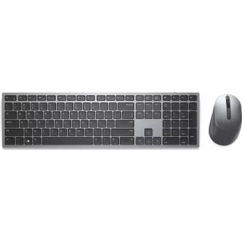 Dell KM7321W Premium Combinazione tastiera e mouse wireless - RF 2,4 GHz e Bluetooth 5.0, Full-Size, Titan Gray 02HHJ