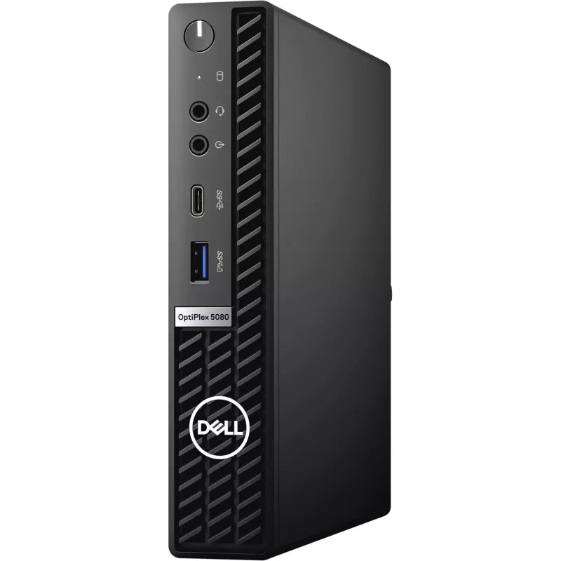 Dell OptiPlex 5080 Micro PC desktop - Intel Core i5-10500T, 12GB RAM, 256GB SSD, Windows 10 Pro (ricondizionato)