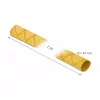 Delock 19605 Guaina termorestringente, motivo a X antiscivolo, 1 m x 40 mm, giallo