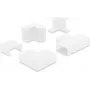 Delock 22093 set di giunzione per canaline 30 x 14 mm, bianco, 5 pezzi