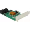 DeLOCK Scheda controller 4 porte SATA 6Gb/s PCIe 2.0 x1 con Marvell 88SE9215