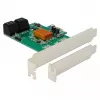 DeLOCK Scheda controller 4 porte SATA 6Gb/s PCIe 2.0 x1 con Marvell 88SE9215