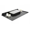 Delock 43350 cassetto di giunzione fibra ottica 19 pollici 1U, 96 fibre, nero