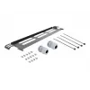 Delock 43350 cassetto di giunzione fibra ottica 19 pollici 1U, 96 fibre, nero