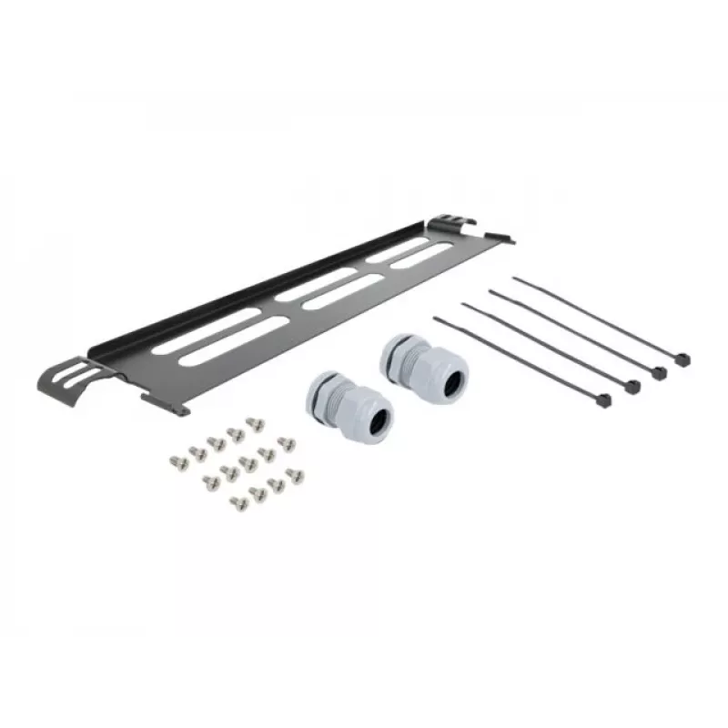 Delock 43350 cassetto di giunzione fibra ottica 19 pollici 1U, 96 fibre, nero
