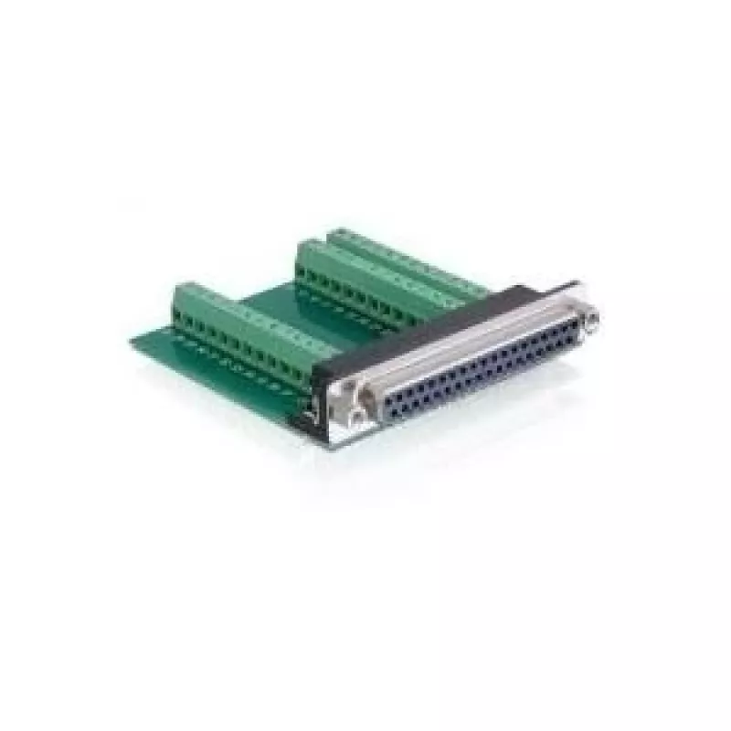 Delock adattatore D-Sub 37 pin connettore femmina su morsettiera 65319