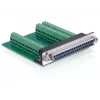 Delock adattatore D-Sub 37 pin connettore femmina su morsettiera 65319