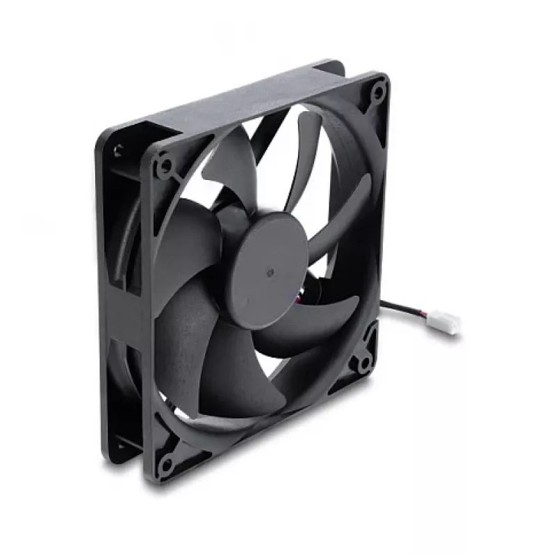 Delock ventola assiale 48 V DC 120 x 120 x 25 mm connettore 2 pin nero