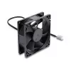 Delock ventola assiale 48 V DC, 80 x 80 x 25 mm, connettore maschio 2 pin, nero