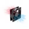 Delock ventola assiale 48 V DC, 80 x 80 x 25 mm, connettore maschio 2 pin, nero