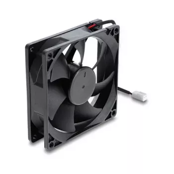 Delock ventola assiale 48 V DC, 92 x 92 x 25 mm con connettore ventola 2 pin, nero