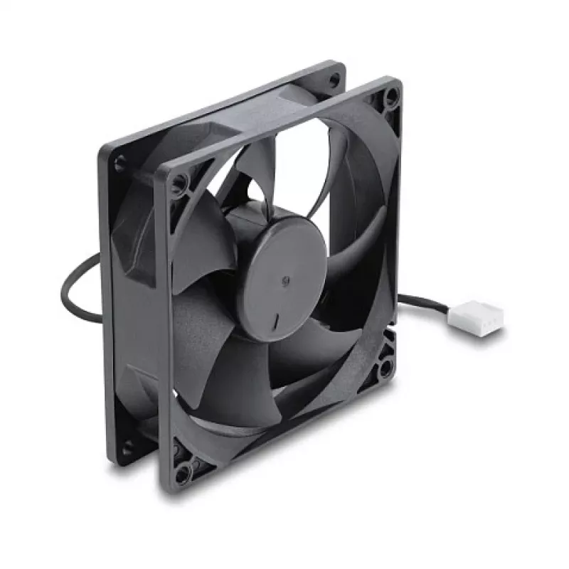 Delock ventola assiale 48 V DC 92x92x25 mm 4 pin PWM (67452), nero
