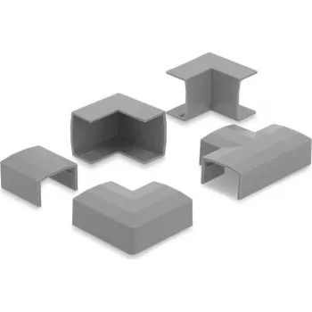 Delock connettore per canalina 24 x 14 mm, set da 5 pezzi, grigio 22095