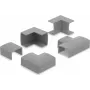 Delock connettore per canalina 24 x 14 mm, set da 5 pezzi, grigio 22095