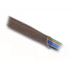 Delock Guaina per gestione cavi, 12 mm, intrecciata, resistente ai roditori, estensibile, 5 m, marrone