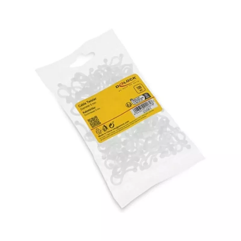 Delock spirale per cavi 8 mm trasparente, 100 pezzi