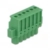 Delock 65942 set morsettiera per guida DIN, 6 poli, bloccaggio a vite, verde