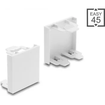 Delock Easy 45 Modulo copertura cieca 45 x 45 mm bianco (81676)