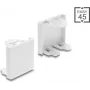 Delock Easy 45 Modulo copertura cieca 45 x 45 mm bianco (81676)