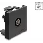 Delock modulo Easy 45 connettore femmina BNC a connettore femmina BNC 50 Ohm nero (91962)