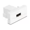 Delock Easy 45 Modulo EASY-USB 2.0 Type-A connettore femmina a EASY-USB Type-A connettore femmina bianco 90866