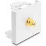 Delock Easy 45 modulo RCA femmina a RCA femmina dorato 91819