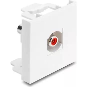 Delock Easy 45 modulo RCA femmina a RCA femmina rosso / bianco (91815)