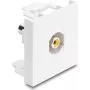 Delock Easy 45 modulo RCA femmina a RCA femmina giallo / bianco 91814