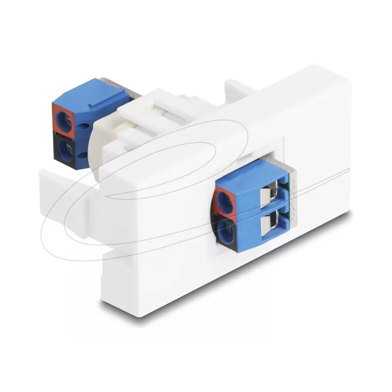 Delock Easy 45 Modulo morsettiera su bianco (90912)