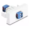 Delock Easy 45 Modulo morsettiera su bianco (90912)