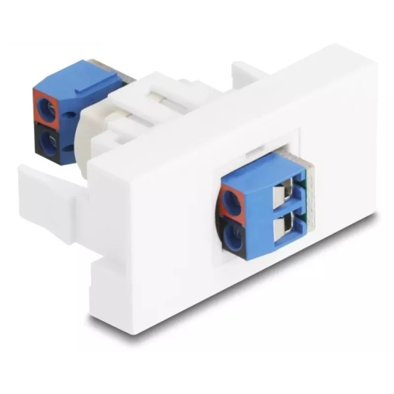 Delock Easy 45 Modulo morsettiera su bianco (90912)