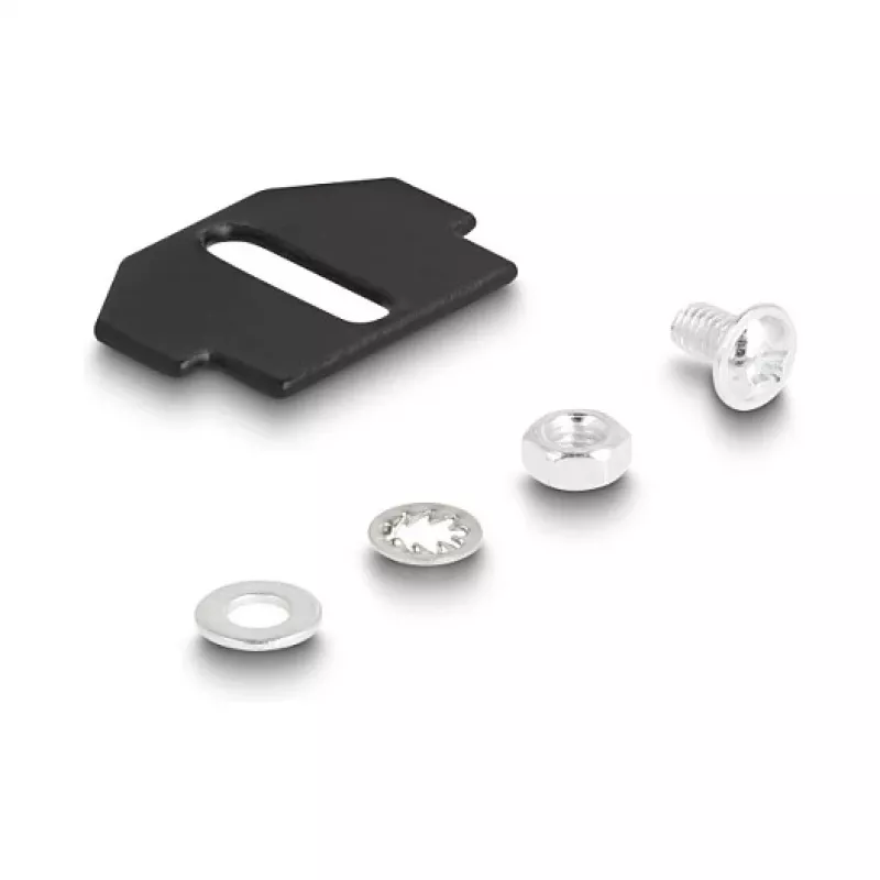 Delock supporto in fibra ottica per scatola a pavimento 18 porte per accoppiatori SC simplex / LC duplex nero (88163)