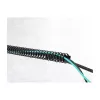 Delock Canalina portacavi flessibile autoadesiva avvitabile 34 x 35 mm - lunghezza 50 cm nero