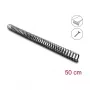 Delock Canalina portacavi flessibile autoadesiva avvitabile 34 x 35 mm - lunghezza 50 cm nero
