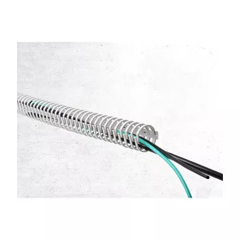 Delock Canalina portacavi flessibile autoadesiva e avvitabile 45 x 46 mm - lunghezza 50 cm grigio