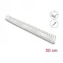 Delock Canalina portacavi flessibile autoadesiva e avvitabile 45 x 46 mm - lunghezza 50 cm grigio