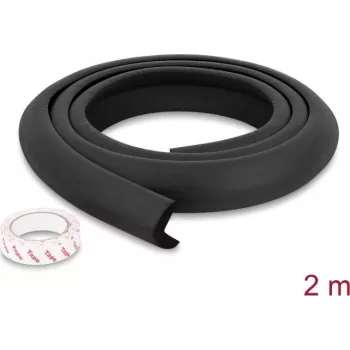 Delock protezione angolare in schiuma 35 x 8 mm - lunghezza 2 m nero (18488)