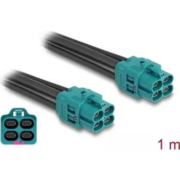 Delock cavo adattatore HDMI Micro HDMI maschio su 4x HDMI femmina 1 m nero 90340