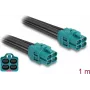 Delock cavo adattatore HDMI Micro HDMI maschio su 4x HDMI femmina 1 m nero 90340