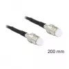 DELOCK HF FME connettore femmina su FME connettore femmina cavo patch 200 mm