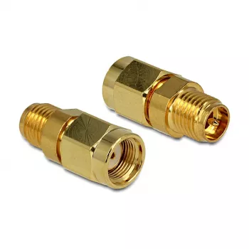 DELOCK HF RP-SMA connettore maschio filettatura speciale metrica > RP-SMA connettore femmina