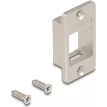 Delock supporto keystone per montaggio su case e pannello conico