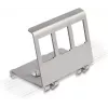 Delock supporto in metallo Keystone 3 porte per guida DIN (88139)