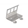 Delock supporto in metallo Keystone 3 porte per guida DIN (88139)