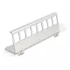 Delock supporto metallico Keystone 8 porte per guida DIN (90657)