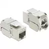 Delock modulo Keystone RJ45 connettore femmina su LSA Cat.6A STP