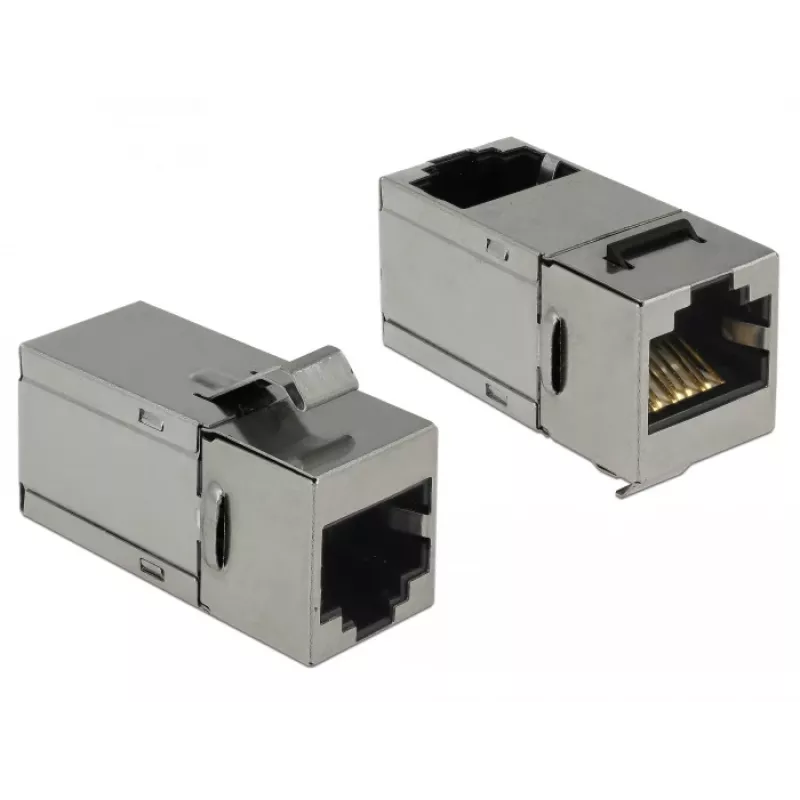 Delock modulo Keystone RJ45 femmina a RJ45 femmina Cat.6 STP 90° 86371